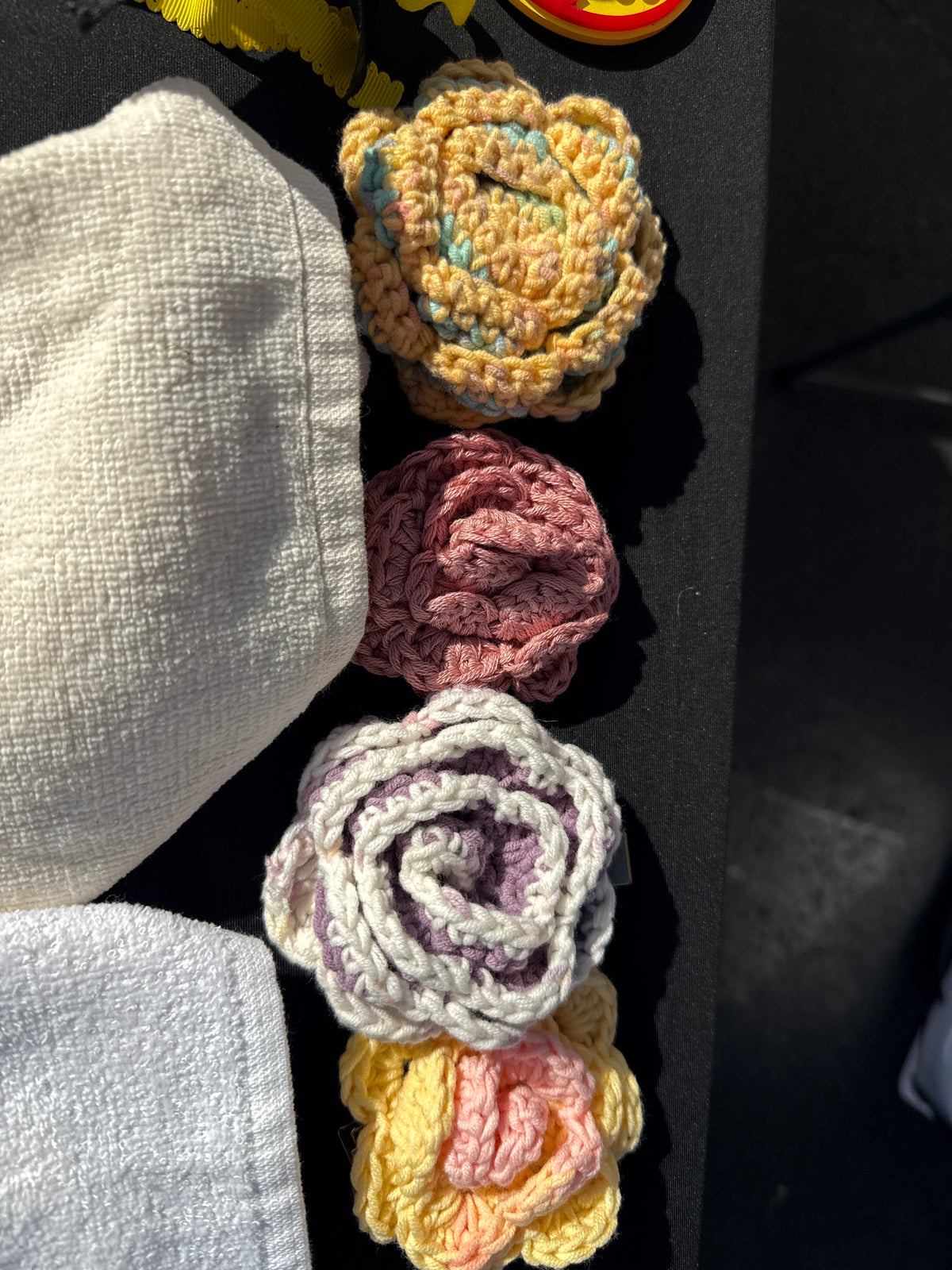 Rose Hair Clips