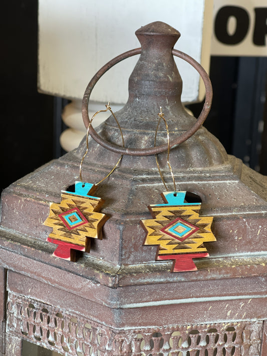 Aztec Earrings