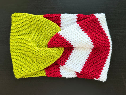 Crochet Grinchy Christmas Ear Warmer