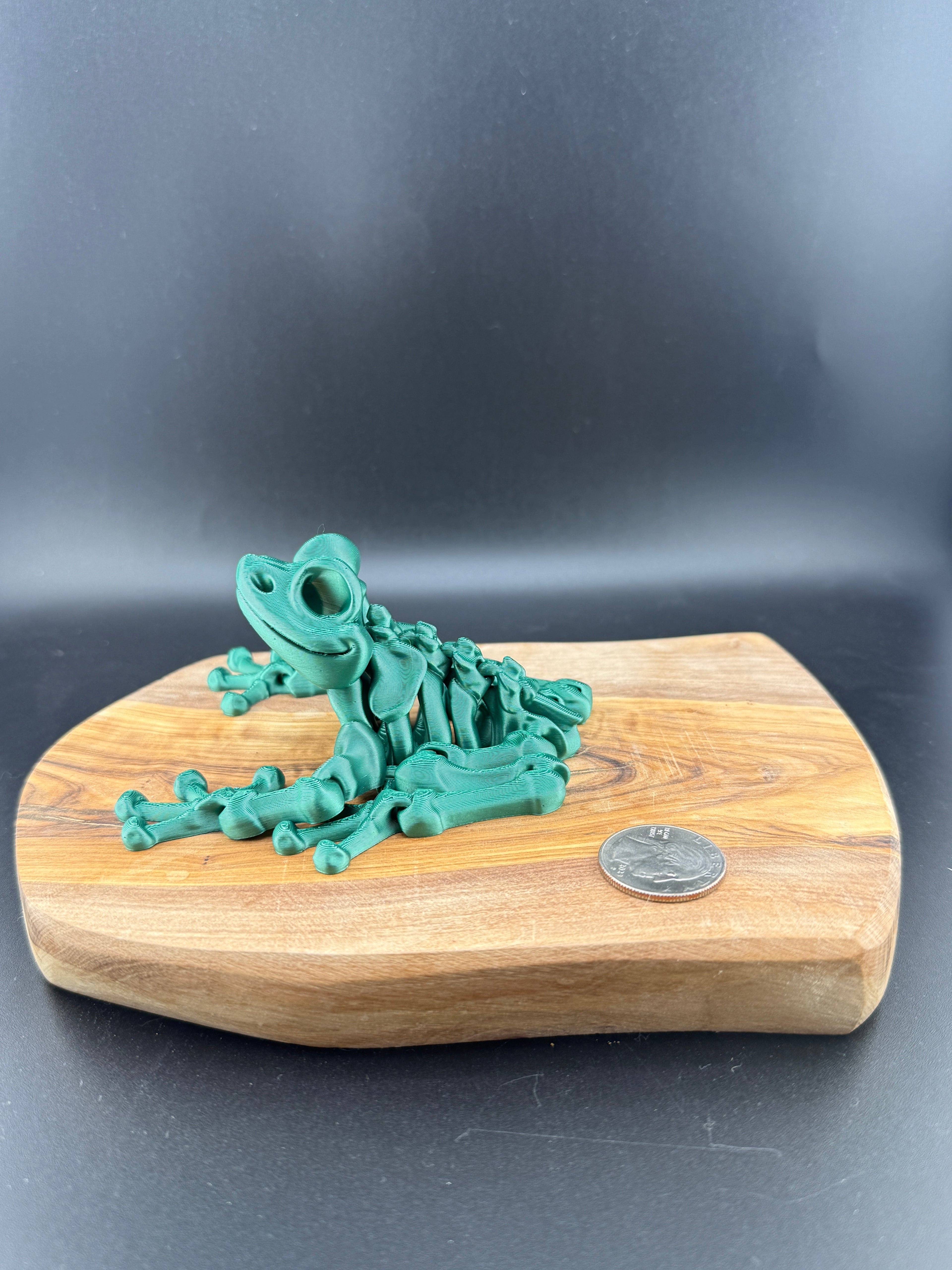 3d printed dinosaur skeleton on a dark background. 