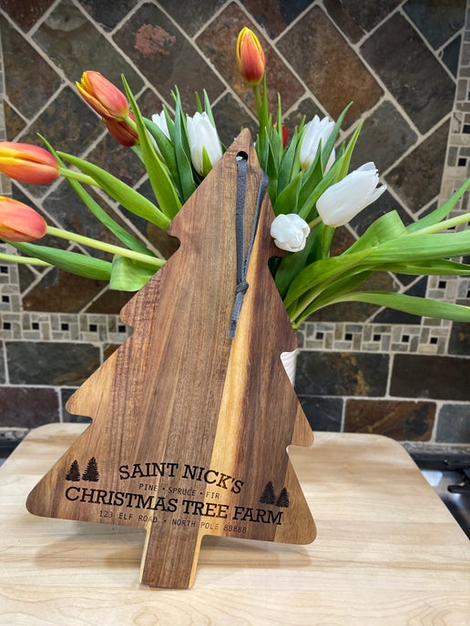 St. Nick Christmas Tree Farm Cutting Board