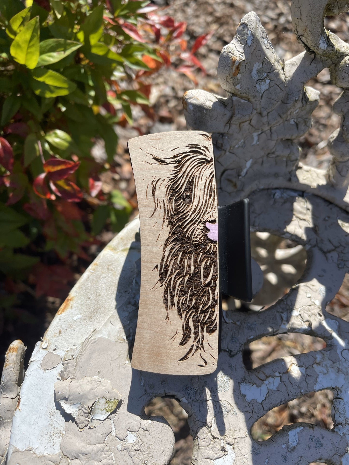 Highland Cow Hair Clips